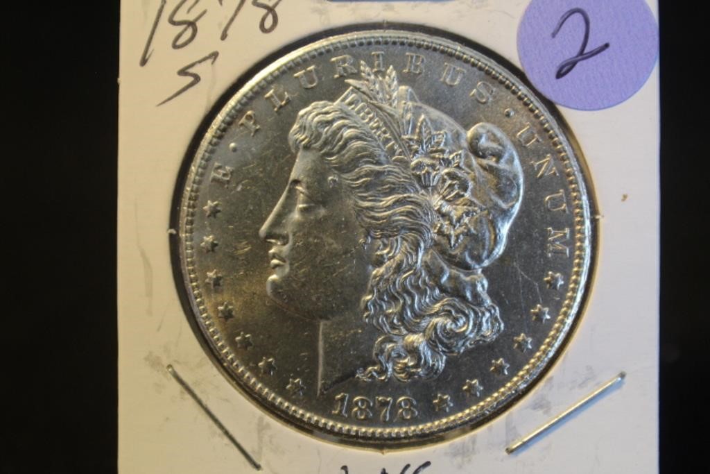 1878-S Uncirculated Morgan Silver Dollar