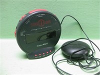 Sonic Bomb Alarm Clock & Super Shaker Bed Vibrator