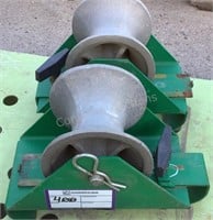 (2) Pipe Roller Heads