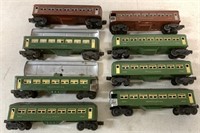 lot of 8 Metal Trains Cars