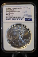 2020 Certified 1oz .999 Silver U.S. American Eagle