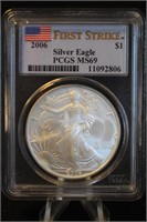2006 Certified 1oz .999 Silver U.S. American Eagle