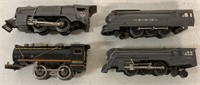 lot of 4 Lionel Train Locomotives