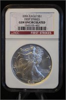2006 Certified 1oz .999 Silver U.S. American Eagle