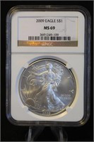 2009 Certified 1oz .999 Silver U.S. American Eagle