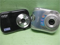 Two Vivitar Digital Cameras - Untested