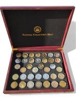 Huge collection of 36 proof medals and