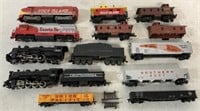13 Train Cars, Locomotive, Buchmann, Tyco