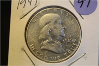 1949 Franklin Silver Half Dollar
