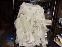 desert camo military coat large regular