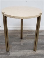 Modern marble top side table