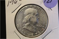 1960 Franklin Silver Half Dollar