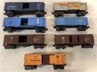 lot of 7 Lionel Train Cars