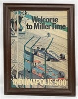 Vintage Miller High Life Beer Indy Racing