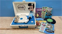 Vintage Sears Mickey Mouse Record Player