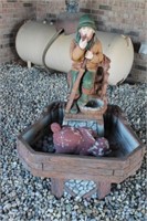 Lot of Outdoor and Yard Ornaments, Planters, and