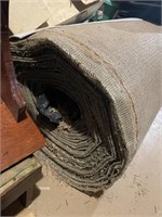 large roll of industrial carpeting 12 ft long