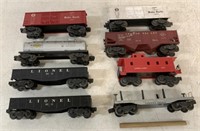 lot of 8 Lionel Train Cars w/ Boxes
