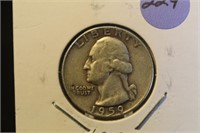 1959-D Washington Silver Quarter