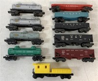 lot of 10 Lionel Train Cars