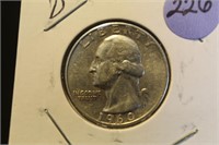 1960-D Washington Silver Quarter