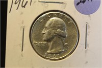 1961 Washington Silver Quarter