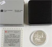 1991 PROOF CANADA SILVER DOLLAR W BOX PAPERS