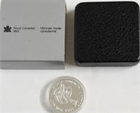 1983 PROOF CANADA SILVER DOLLAR W BOX PAPERS