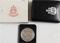 1978 CANADA SILVER DOLLAR W BOX PAPERS