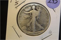 1919-S Walking Liberty Silver Half Dollar