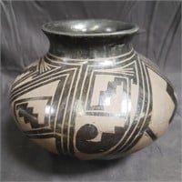 Pottery vase signed