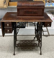 Antique New Williams Treadle Sewing Machine
