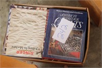 LARGE BOX OF SEWING BOOKS