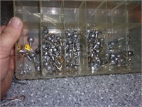 lot of large fishing lure jigs to trim