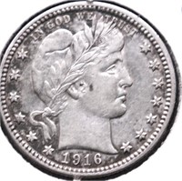 1916 BARBER QUARTER AU