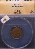 1934 ANAX F 15 LINCOLN CENT