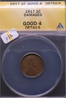1917 ANAX G DEATAILS LINCOLN CENT