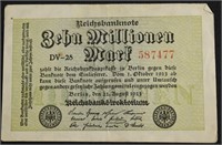 1923 GERMANY 7 MILLION MARKS VF