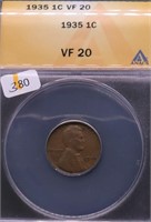1925  ANAX VF 20 LINCOLN CENT