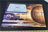 Edmonton Oilers Cribbage Board