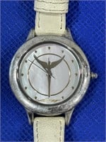 Ladies' watch - sterling silver rim & stainless