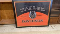harley davidson wall picture