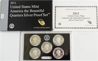 2011 SILVER PROOF QUARTER SET