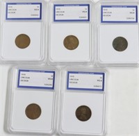 5// 1916 IGS G4 LINCOLN CENTS