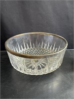 Vintage William Adams Crystal bowl