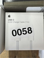 APPLE USB C CHARGING CABLE RETAIL $30