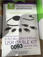 RE TRAK UNIVERSAL USB CABLE KIT RETAIL $30