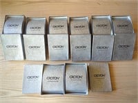 Box of 8 vintage Croton watch boxes and inserts.