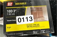GRIP RITE BOX NAILS SET OF 3 RETAIL $20
