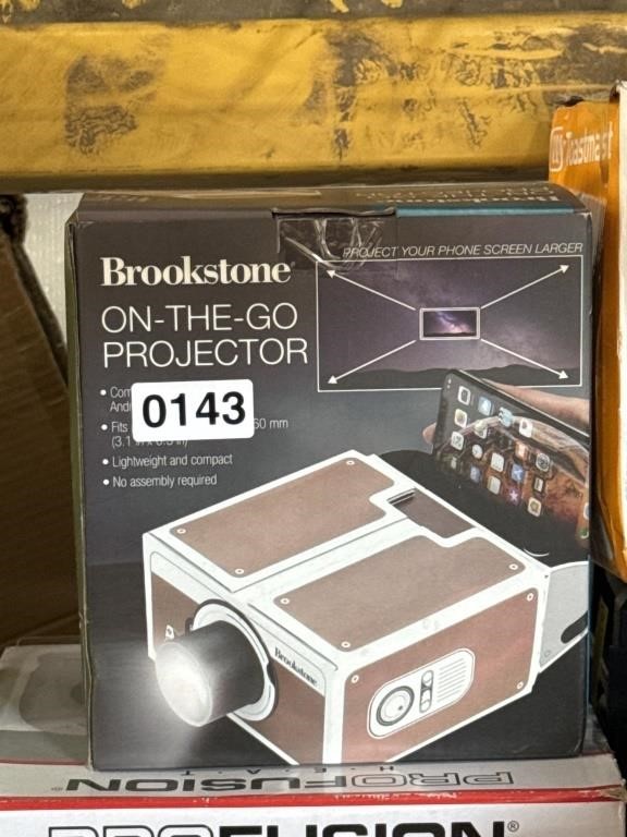BROOK STONE PROJECTOR RETAIL $140